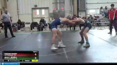 130 lbs Round 4 (6 Team) - Ricky Jewell, PA Alliance Blue vs Mason Fahey, Mat Assassins