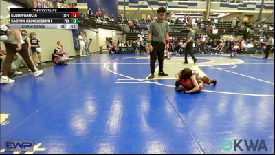 55 lbs Consolation - Elijah Garcia, Standfast vs Easton Klinglesmith, Perry Wrestling Academy