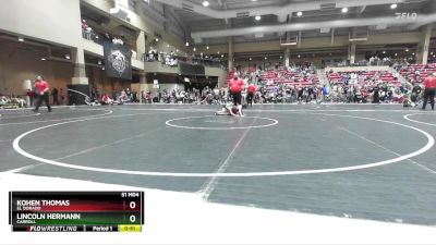 52 lbs Cons. Round 2 - Lincoln Hermann, Carroll vs Kohen Thomas, El Dorado