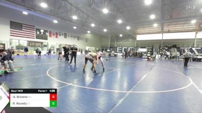 175 lbs 1st Place Match - Ryker Roundy, Davis Wrestling Club vs Adreian Briceno, Millard