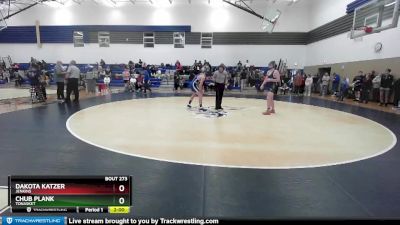 165 lbs Semifinal - Chub Plank, Tonasket vs Dakota Katzer, Jenkins