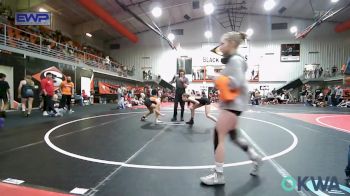 102-110 lbs Rr Rnd 2 - Jaelyn Gaddy, Sallisaw Takedown Club vs Melania Duke, Sallisaw Takedown Club