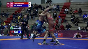 77 kg Quarterfinal - Derek Matthews, USA vs Kauan Ferreira, BRA