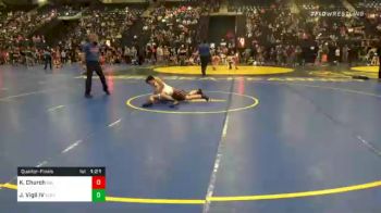 123 lbs Quarterfinal - Kohen Church, Sbl Warriors vs Juan Vigil IV, Elevated Wrestling