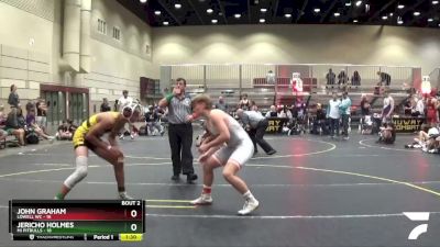 150 lbs Quarterfinals (8 Team) - John Graham, Lowell WC vs Jericho Holmes, Mi Pitbulls