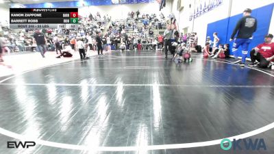 55 lbs 3rd Place - Kanon Zappone, Barnsdall Youth Wrestling vs Barrett Robb, IRONMEN Wrestling Club