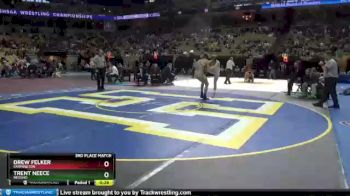 152 Class 3 lbs 3rd Place Match - Drew Felker, Farmington vs Trent Neece, Neosho