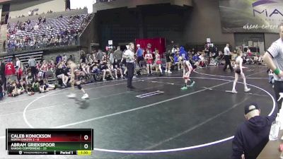 70 lbs Round 4 (6 Team) - Abram Griekspoor, Kansas Copperhead vs Caleb Konickson, North Dakota 2