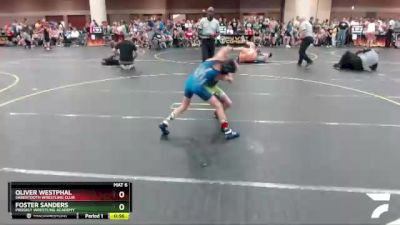 70 lbs Cons. Semi - Oliver Westphal, Sabertooth Wrestling Club vs Foster Sanders, Prodigy Wrestling Academy