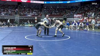 1A-144 lbs Cons. Round 3 - Dawson Beyer, Sibley-Ocheyedan vs Carmine Shaw, Nodaway Valley