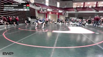 155 lbs Consi Of 4 - Claudia Thomason, Shawnee High School Girls vs Arden Jellen, Rogers High School Girls