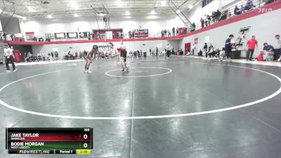 165 lbs Cons. Round 3 - Bodie Morgan, West Liberty vs Jake Taylor, Wheeling