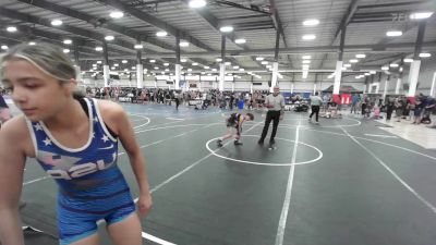 109 lbs Semifinal - Briley Ricketts, PV Bighorns vs Maya Rodriguez, Dominate Club Wrestling