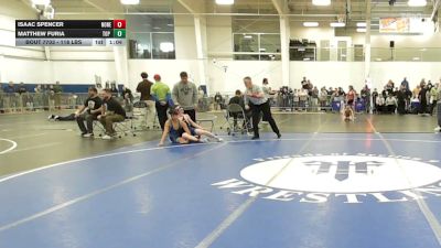 118 lbs 3rd Place - Isaac Spencer, None vs Matthew Furia, Top Flight Wr Ac