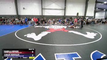 104-111 lbs Semifinal - Isabella Berger, Victory Wrestling-Central WA vs Carlee Gonzales, Takedown Express Wrestling Club