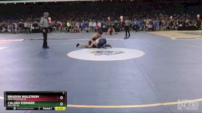 D4-165 lbs Cons. Round 1 - Calden Eisinger, Bad Axe HS vs Bradon Walstrom, Iron Mountain HS