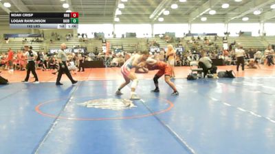 182 lbs Rr Rnd 1 - Noah Crisp, Knights RTC/Wrestling Club - HSB vs Logan Rawlinson, Rabbit Wrestling Club - HSB