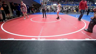 195 lbs Quarterfinal - Sean Stout, Caney Valley Wrestling vs Trey Tunnell, Keystone Wrestling Club