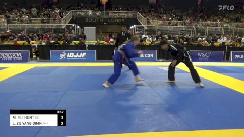 MADDOX ELI HUNT vs LUCAS ZE YANG GINN 2024 Pan Kids Jiu-Jitsu IBJJF Championship