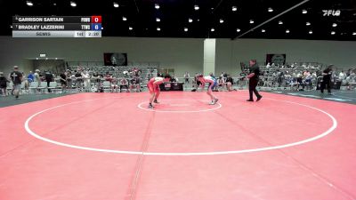 150 lbs Semis - Garrison Sartain, Position Wrestling vs Bradley Lazzerini, Team Tulsa Wrestling Club