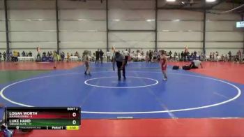 68 lbs Round 1 - Logan Worth, Nauman Green vs Luke Hand, Virginia Elite