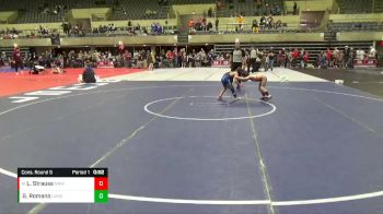 50 lbs Cons. Round 5 - Leo Strauss, No Nonsense Wrestling vs Gideon Romano, Le Sueur/ Henderson Giants