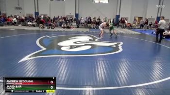 157 lbs Semifinal - Jared Bair, York (PA) vs Andrew McDougal, Roanoke College