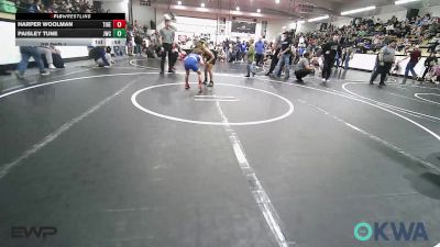 67-72 lbs Rr Rnd 1 - Harper Woolman, Tiger Trained Wrestling vs Paisley Tune, Jay Wrestling Club