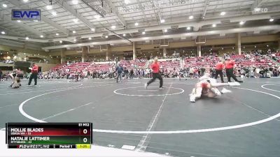 130 lbs Quarterfinal - Mollie Blades, Ubasa WA vs Natalie Lattimer, Pittsburg