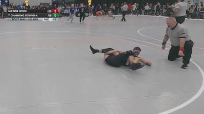 100 lbs 5th Place Match - Mason Irwin, All I See Is Gold Academy vs Channing Bowman, Prodigy Elite Wrestling