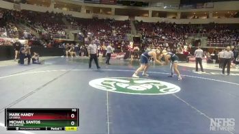 5A 285 lbs Quarterfinal - Michael Santos, Rio Rancho vs Mark Handy, La Cueva