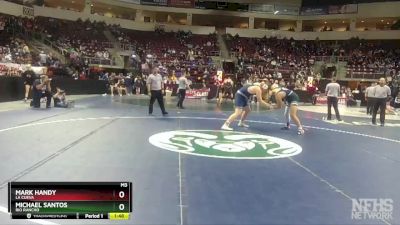 5A 285 lbs Quarterfinal - Michael Santos, Rio Rancho vs Mark Handy, La Cueva