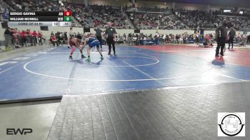 108 lbs Consi Of 64 #2 - Sergio Gavina, Ardmore Junior High vs William McNeill, Deer Creek Wrestling