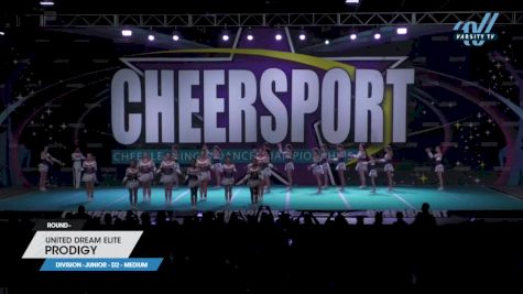 United Dream Elite - Prodigy [2023 L4 Junior - D2 - Medium] 2023 CHEERSPORT National All Star Cheerleading Championship