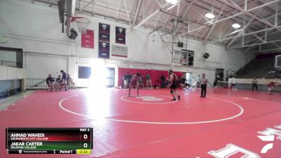 197 lbs Cons. Round 2 - Ahmad Wahedi, Sacramento City College vs Jakar Carter, Palomar College