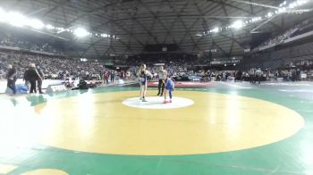 Girls 3A 110 lbs Champ. Round 2 - Ellanor Nimrick, Gig Harbor (Girls) vs Kiley Vess, Sedro-Woolley (Girls)