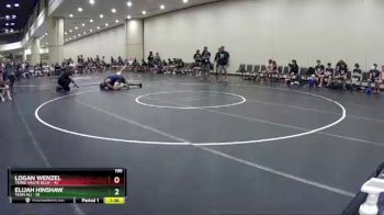 195 lbs Champ Round 1 (16 Team) - Elijah Hinshaw, Team Ali vs Logan Wenzel, Terre Haute Blue