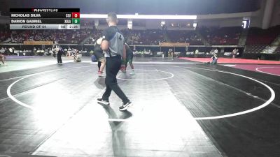 285 lbs Round Of 64 - Nicholas Silva, Colorado State vs Darion Gabriel, Xavier - Louisiana