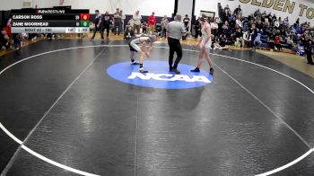 160 lbs Quarterfinal - Carson Ross, Shaler vs Zane Moorhead, Kiski