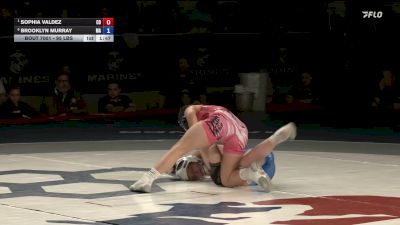95 lbs 1st Place Match - Sophia Valdez, Colorado vs Brooklyn Murray, Massachusetts