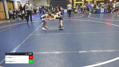 60 lbs Consy 6 - Noah Felix, Felix Wrestling Acad. vs Westen Davis, Backbone WC