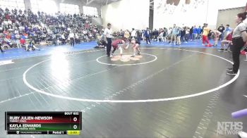 128 Girls Semifinal - Ruby Julien-Newsom, Torrey Pines vs Kayla Edwards, Rancho Buena Vista