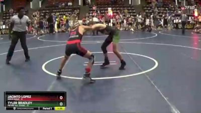 100 lbs Round 1 (4 Team) - Jacinto Lopez, Ninja Gold vs Tyler Bradley, Metro All Stars