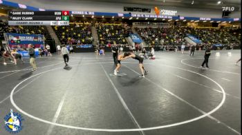 175 lbs Champ. Round 2 - Gabe Rubino, Waukee Northwest vs Riley Clark, Apple Valley