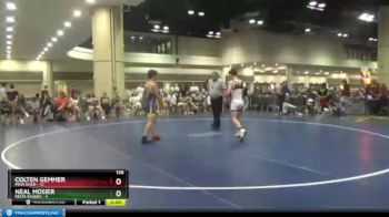 126 lbs Round 5 (10 Team) - Colten Gemmer, MXW Gold vs Neal Mosier, Delta Eagles
