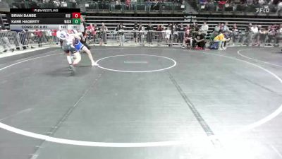 105 lbs Consi Of 8 #2 - Brian Danbe, Red Nose vs Kane Hagerty, Washington Twp