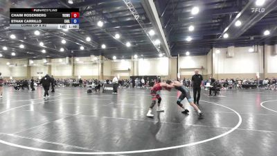 113 lbs Consi Of 8 #2 - Chaim Rosenberg, Youth Impact Center Wrestling Club vs Ethan Carrillo, Eagle Wrestling Club