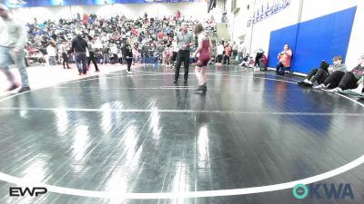 105-115 lbs Rr Rnd 5 - Aubrie Smittle, Wagoner Takedown Club vs Lottie Wright, IRONMEN Wrestling Club