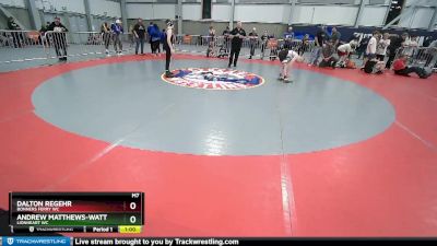 92 lbs Cons. Round 4 - Andrew Matthews-Watt, Lionheart WC vs Dalton Regehr, Bonners Ferry WC