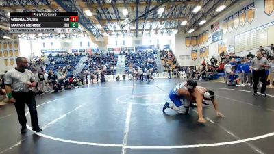 215 lbs Quarterfinals (8 Team) - Marvin Mendez, Jesuit vs Gabrial Solis, Lake Gibson